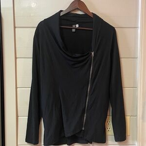 Ibex Asymmetrical Full Zip Merino Wool Jacket Size M.